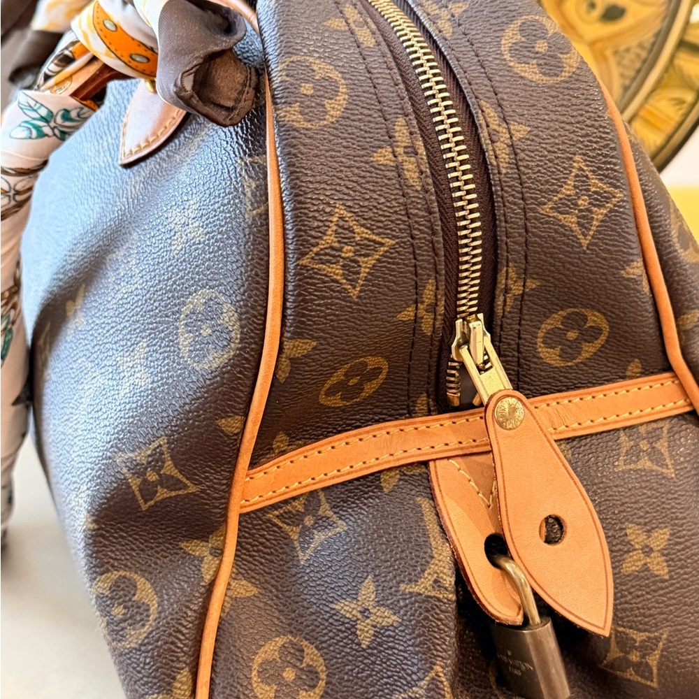 Louis Vuitton Brown and Tan Monogram Montorgueil PM Bag - Picture 10 of 16